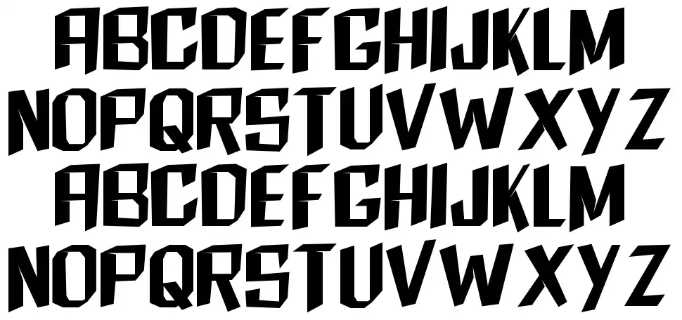 Block Paperfont specimens