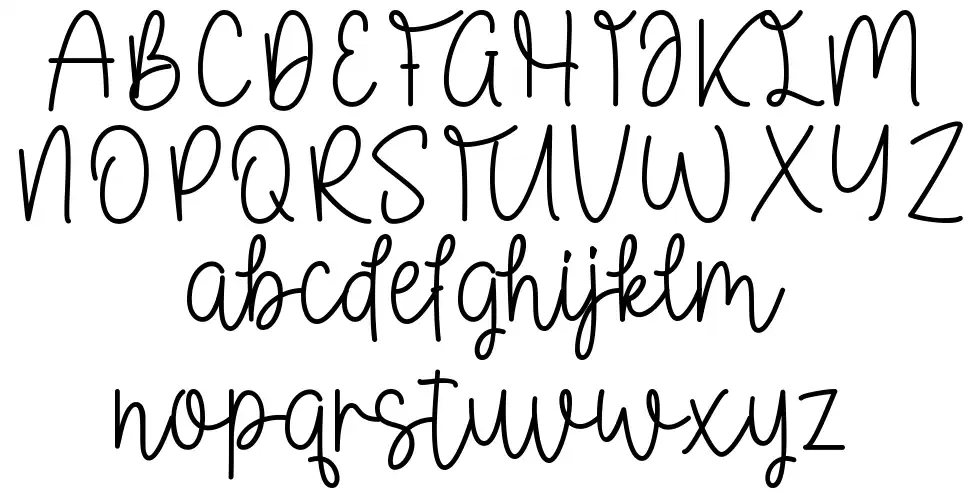 Blow Glowfont specimens