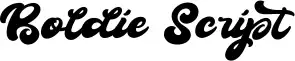 Boldie Script
