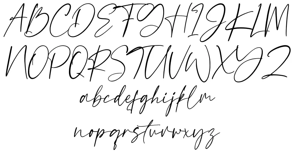 Borderlinefont specimens