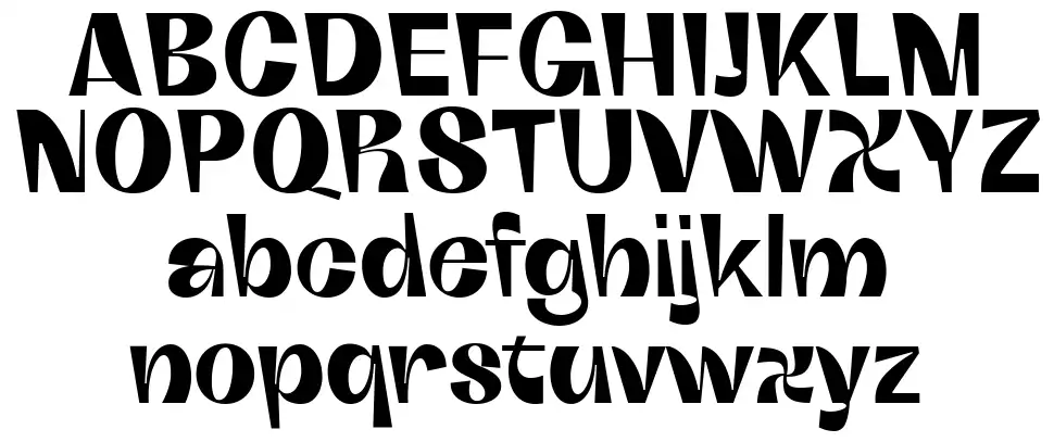 Boring sans Cfont specimens