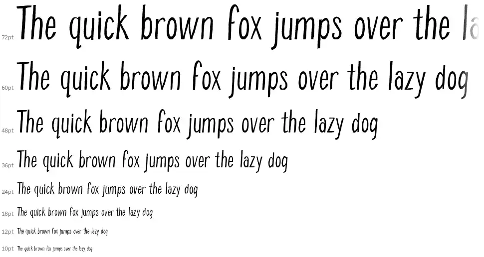 Breathe Easyfont waterfall