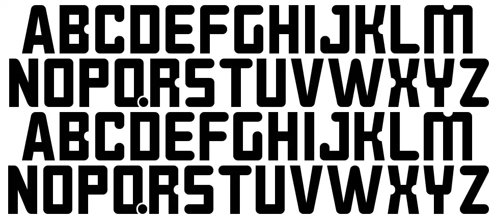 Brokerenfont specimens