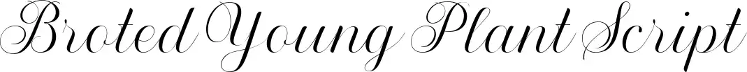 Broted Young Plant Script
