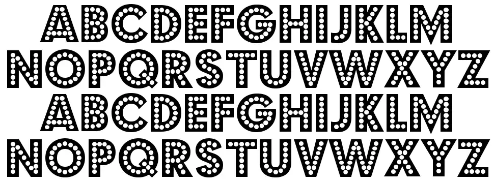 BudmoJiggler-Regularfont specimens
