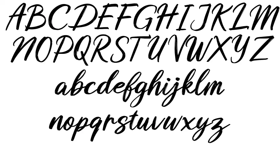 Butterlyfont specimens