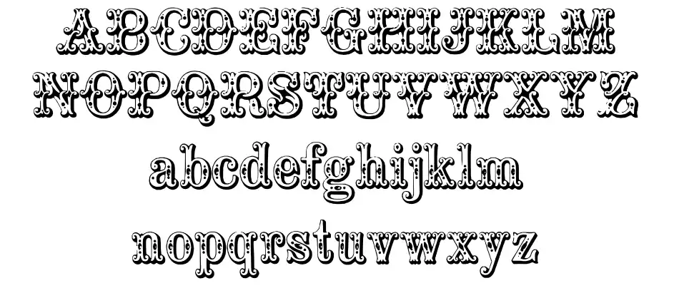 Byzantine Especímenes Byzantinefont specimens