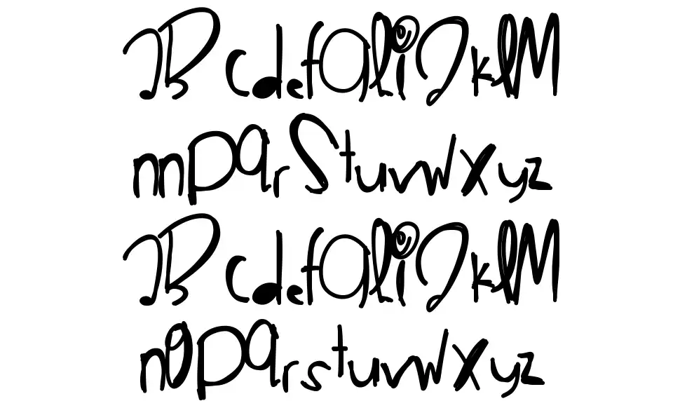 California Girlfont specimens