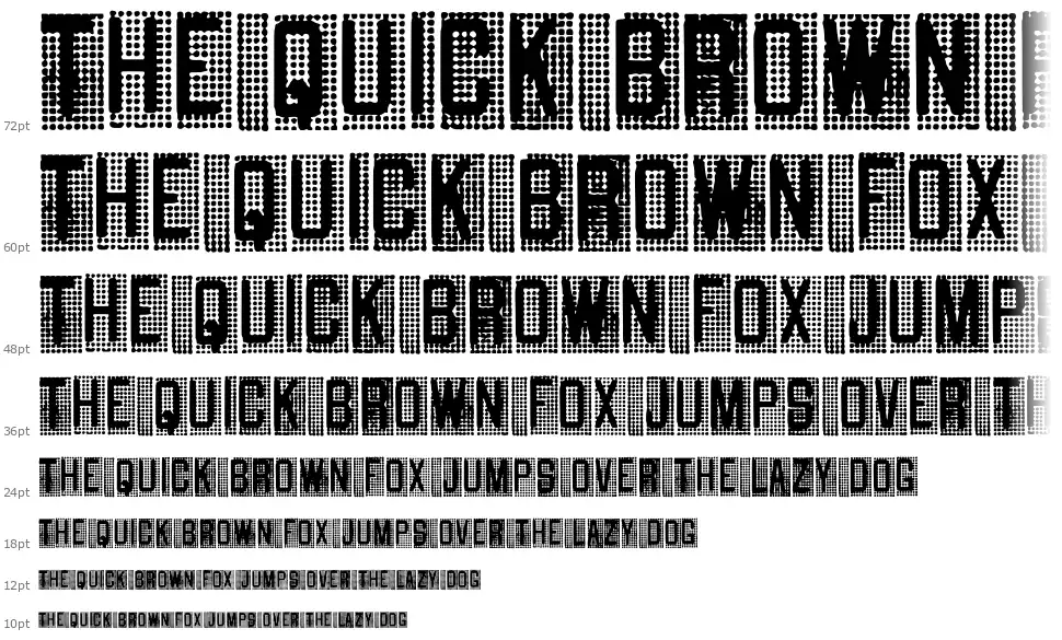 Cane Gothicfont waterfall