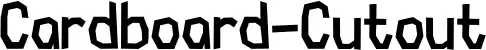 Cardboard-Cutout