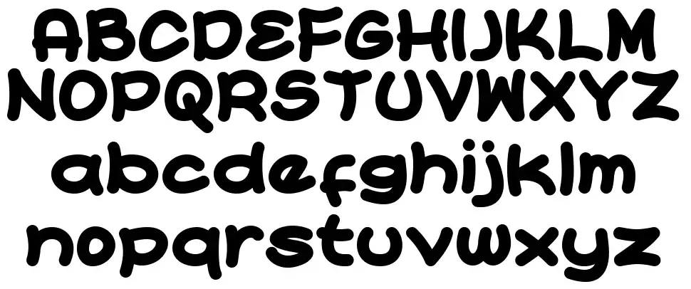 Cartoonicfont specimens