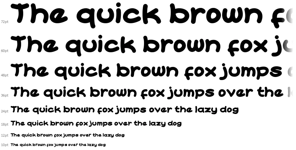 Cartoonicfont waterfall