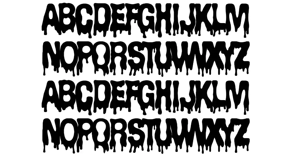 Cemetery Picnicfont specimens