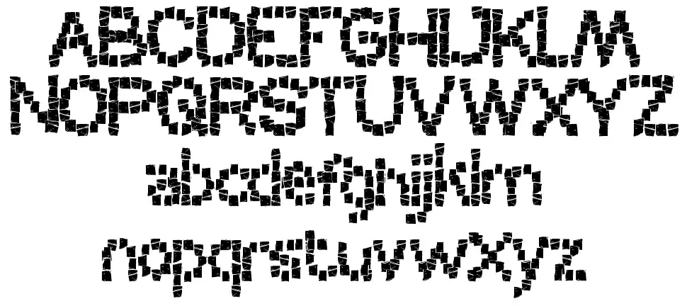 Ceramicfont specimens