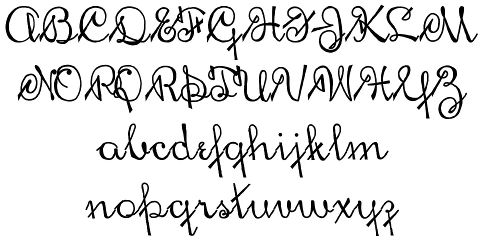 Chicago Script of 14,667 Especímenes Chicago Script of 14,667font specimens