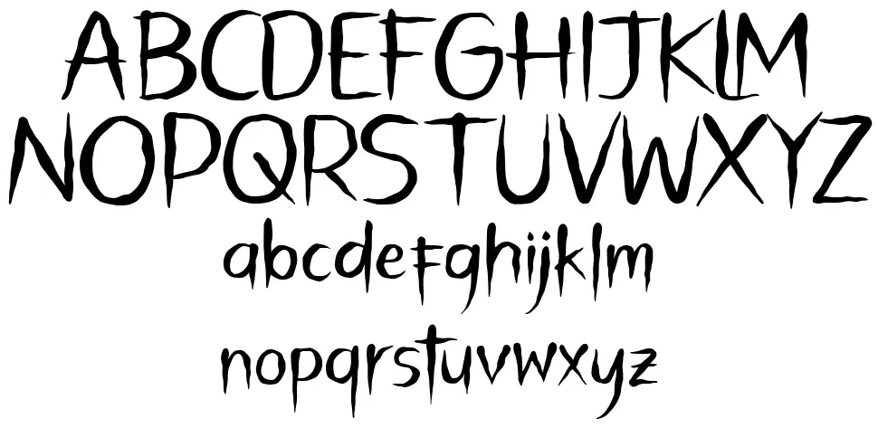 Chilling Tricksterfont specimens