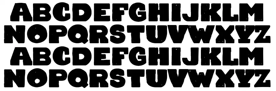 Chocolate Teamfont specimens