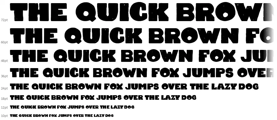 Chocolate Teamfont waterfall