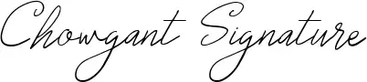 Chowgant Signature