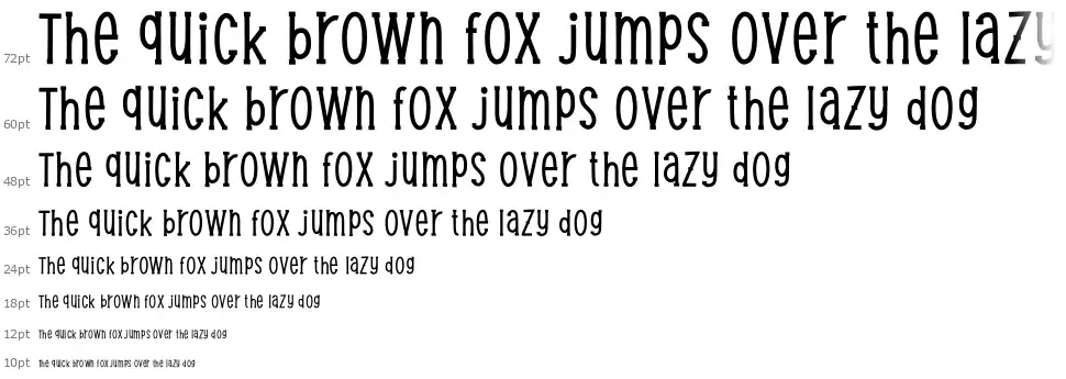 Christmas Lollipopfont waterfall
