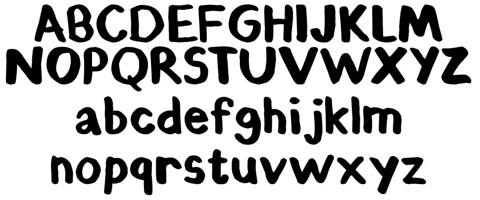 Chunky Feltfont specimens
