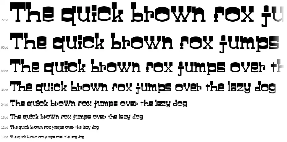 ClayFeetfont waterfall