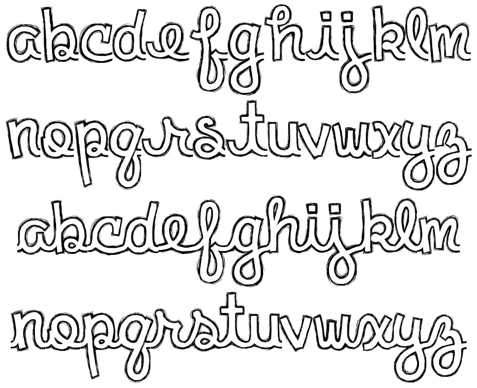 Clementine Sketchfont specimens
