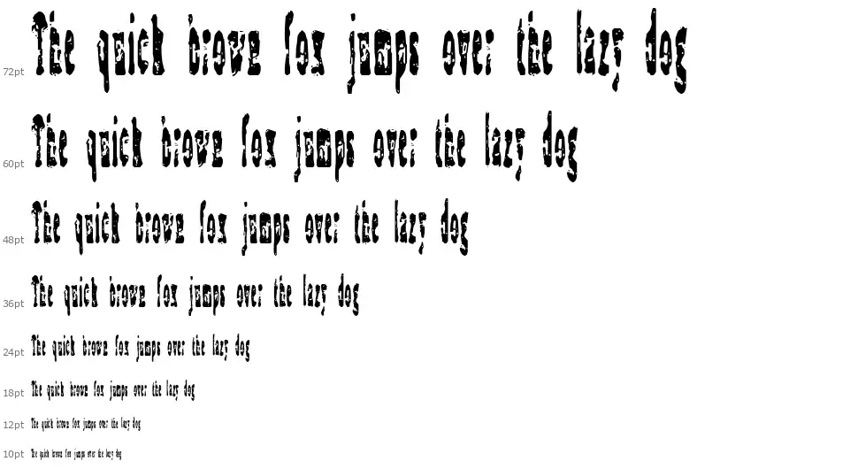 Coagulatefont waterfall