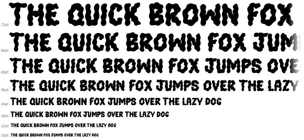 Color Me Purplefont waterfall