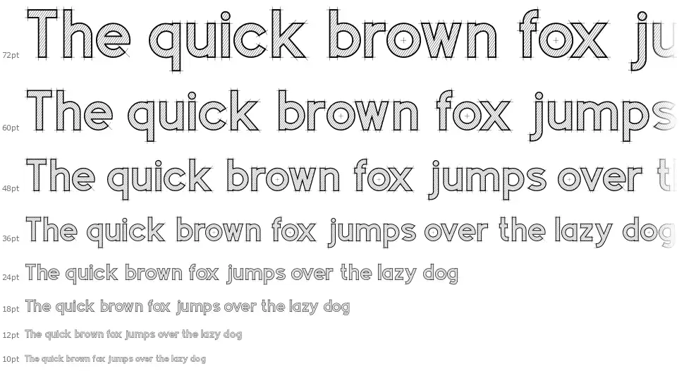 Conceptfont waterfall
