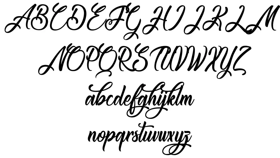 Congratulation Foldingfont specimens