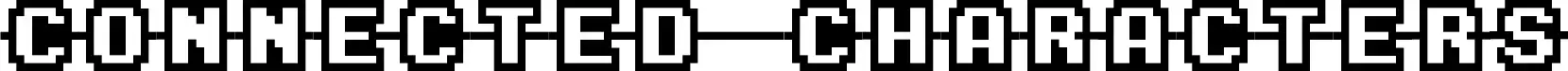 Connected Characters