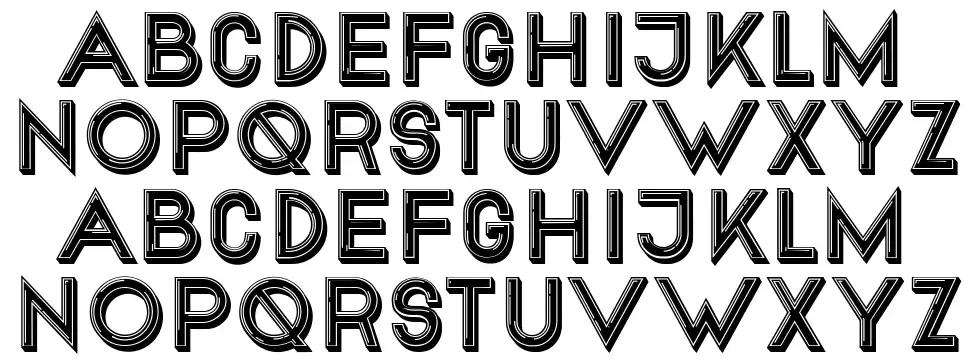 Conventionalityfont specimens