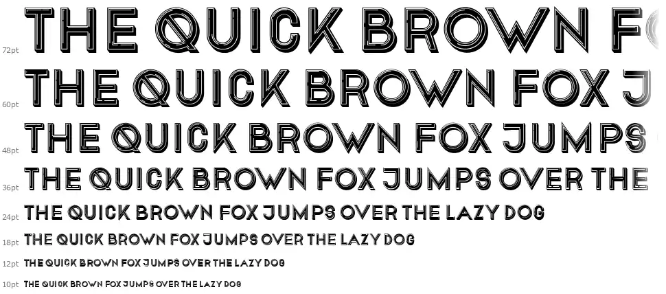 Conventionalityfont waterfall