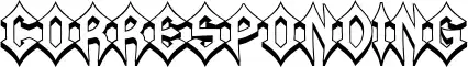 Corresponding