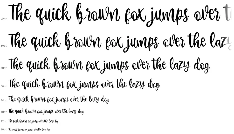 Cosmic Furryfont waterfall