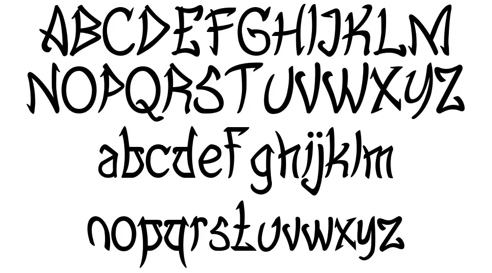 Crack Chakingfont specimens