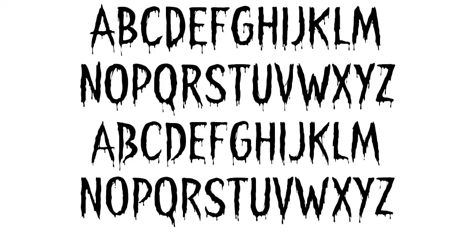 Creepwoodfont specimens