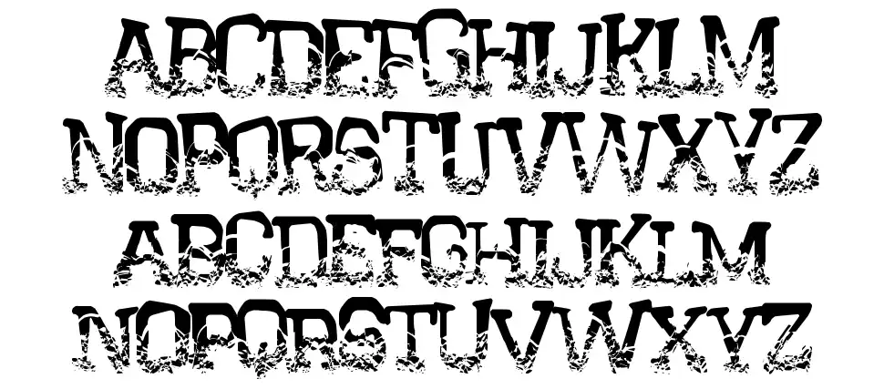 Crystal Housefont specimens