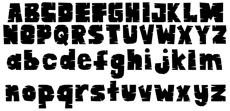 Cute Animalfont specimens