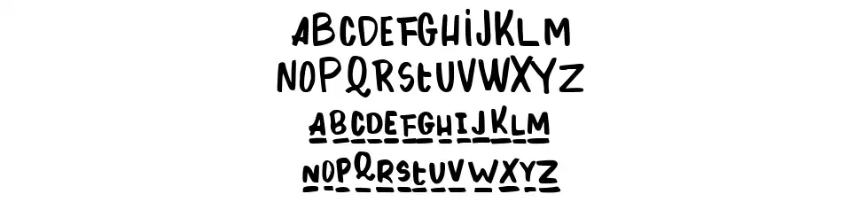 Cutie Shopfont specimens