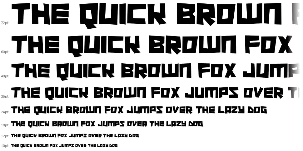 Cutout Cityfont waterfall