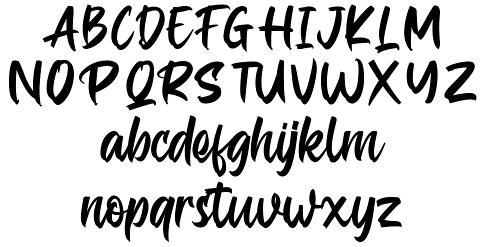 Darkspearfont specimens