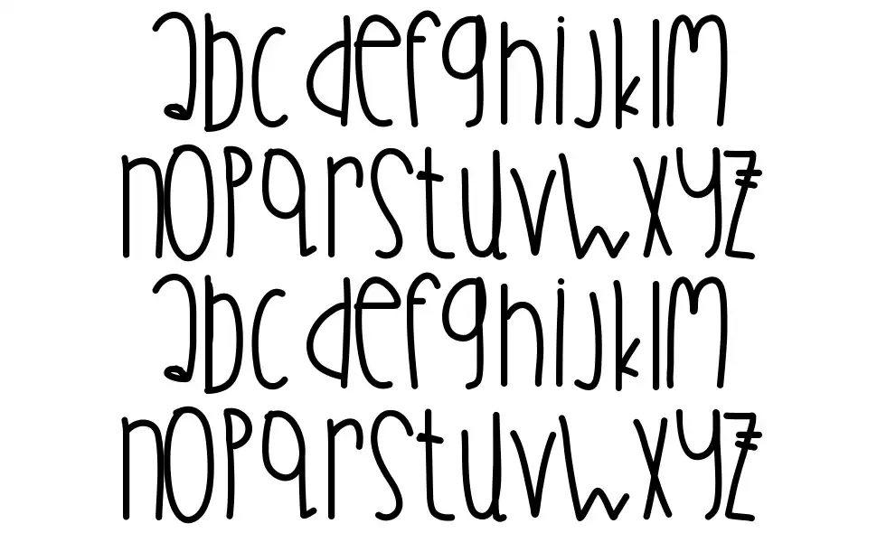 Day Dreamingfont specimens