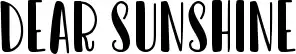 Dear Sunshine