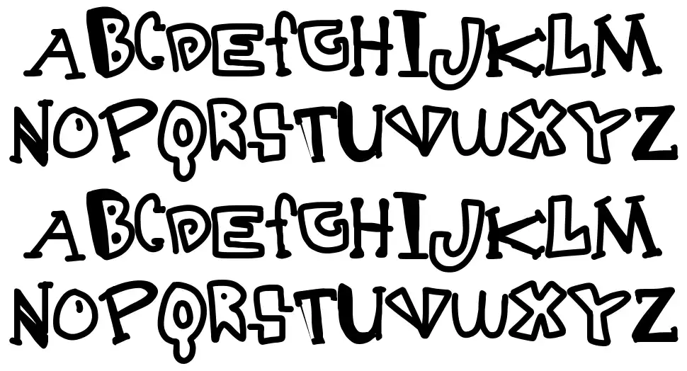 Destructionfont specimens