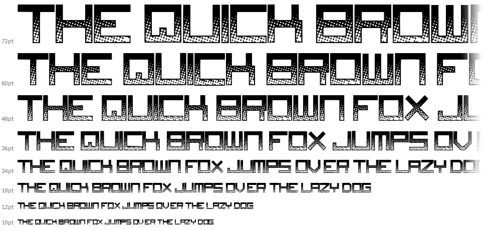 Digital Disorderfont waterfall