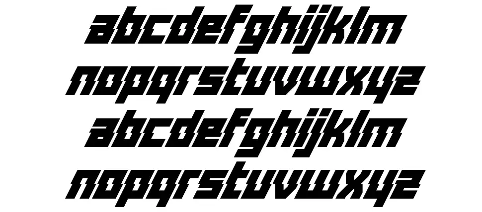 Distortion Of The Brain And Mindfont specimens