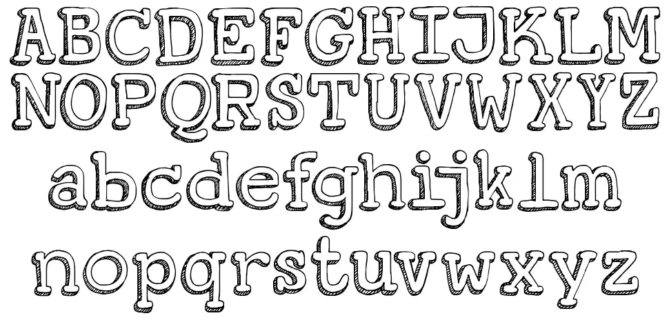 DK Koerierfont specimens