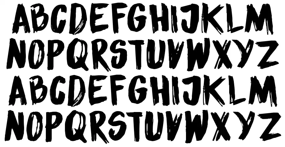 DK Sensory Overloadfont specimens